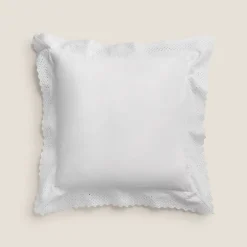 Funda de cuadrante algodón bordado calado Texbrod