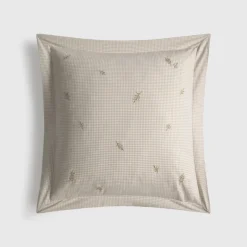 Funda de cuadrante algodón cuadros vichy bordado Semma
