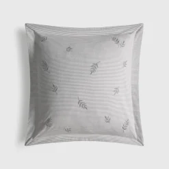 Funda de cuadrante algodón 180 hilos rayas y bordado Senlin
