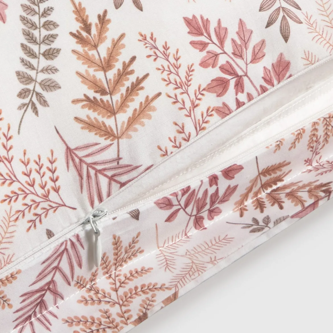 Funda de cuadrante algodón percal 180 hilos hojas Seaf