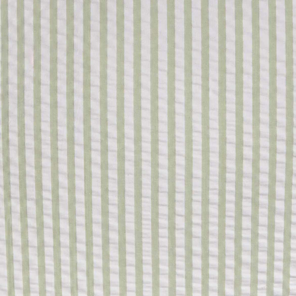 Funda de cuadrante algodón seersucker rayas Crese