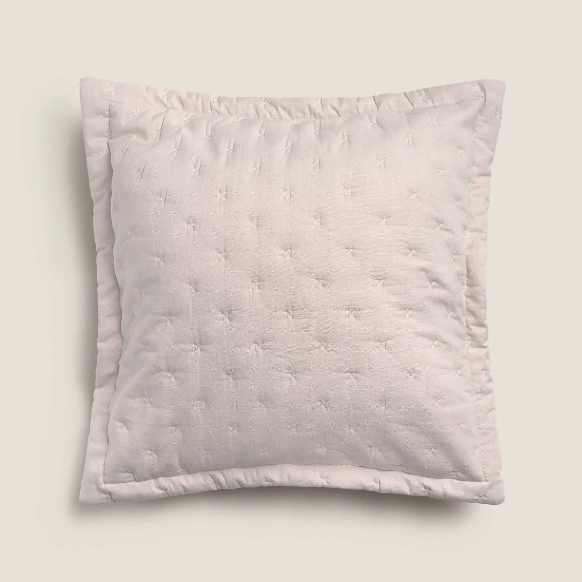 Funda de cuadrante reversible algodón efecto lino Linet