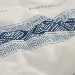 Funda nórdica algodón 180 hilos cenefa étnica Nava