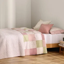 Funda nórdica algodón 180 hilos patchwork floral Lalapat
