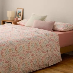 Funda nórdica algodón percal 180 hilos estampado floral Folio