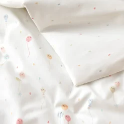 Funda nórdica algodón percal 180 hilos globos confetti Globy