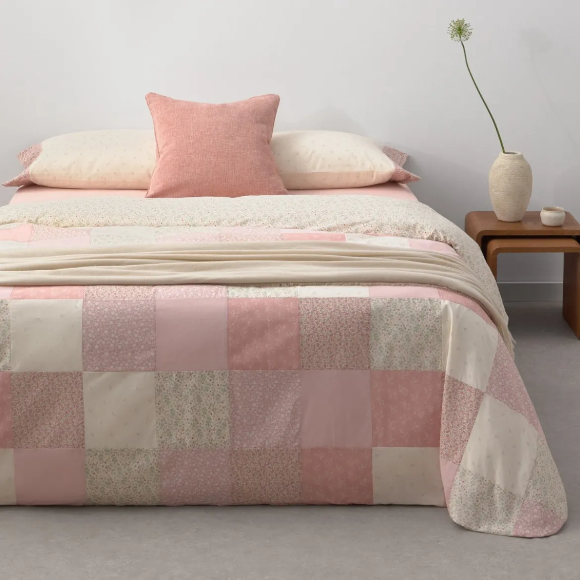 Funda nórdica patchwork algodón 180 hilos Hompat