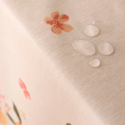 Mantel antimanchas estampado floral Abu