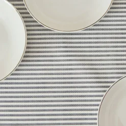 Mantel antimanchas resinado estampado de rayas Oxo