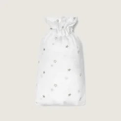 Muselina de algodón con estampado estrellas Gastel