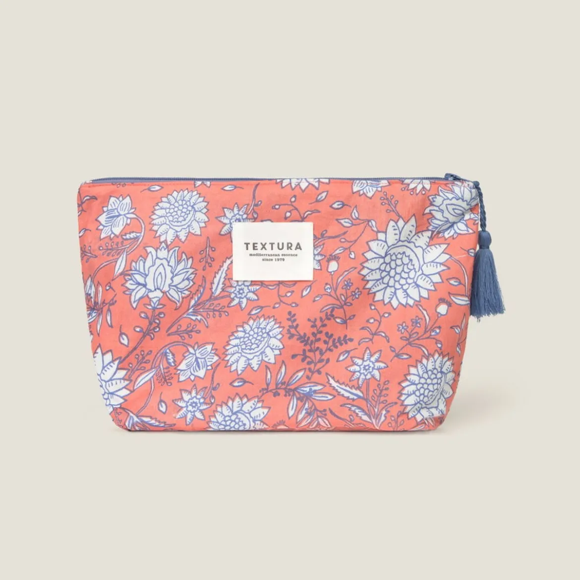 Neceser floral de algodón Kenze