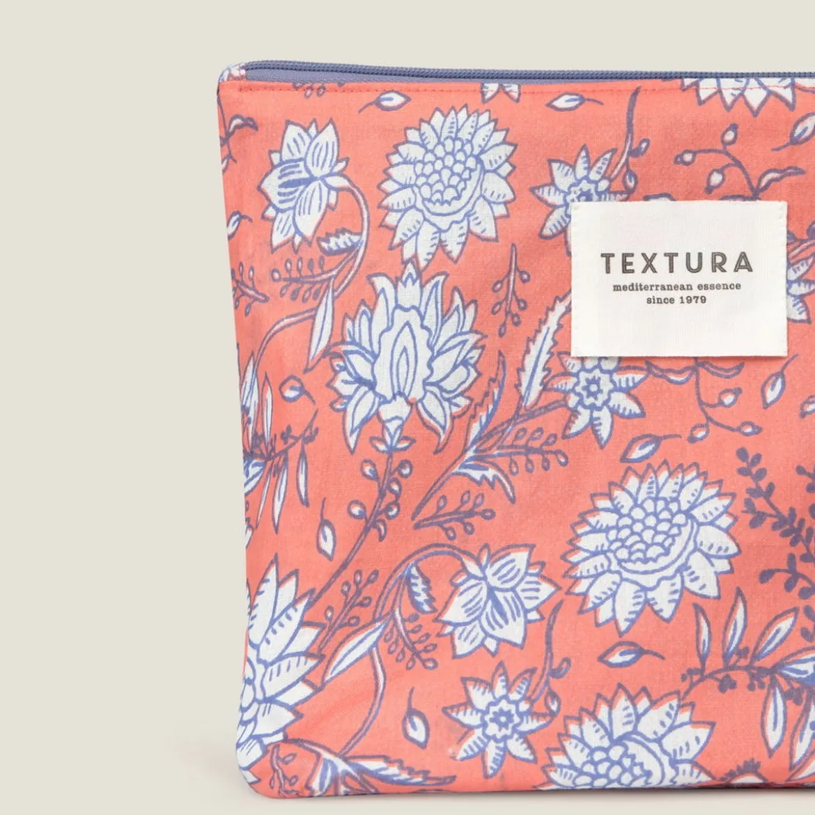 Neceser floral de algodón Kenze