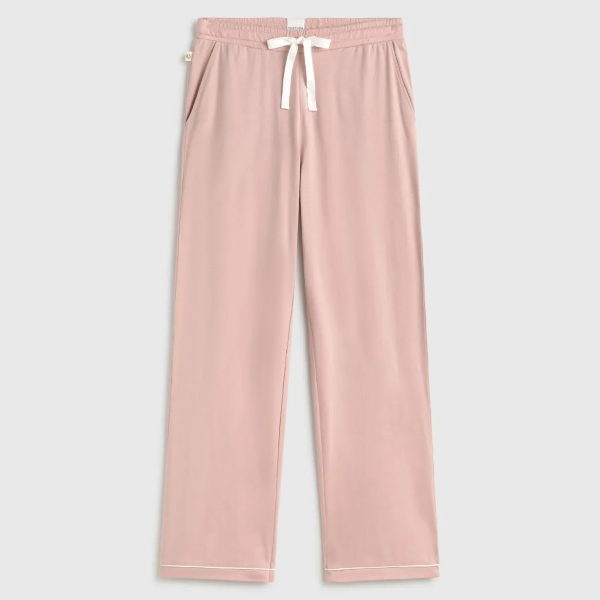 Pantalón de punto de algodón con lazo Vega