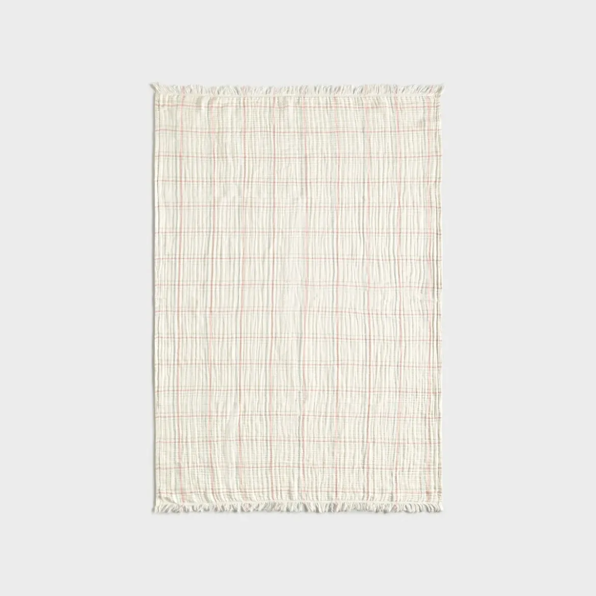 Plaid algodón gasa Mucua