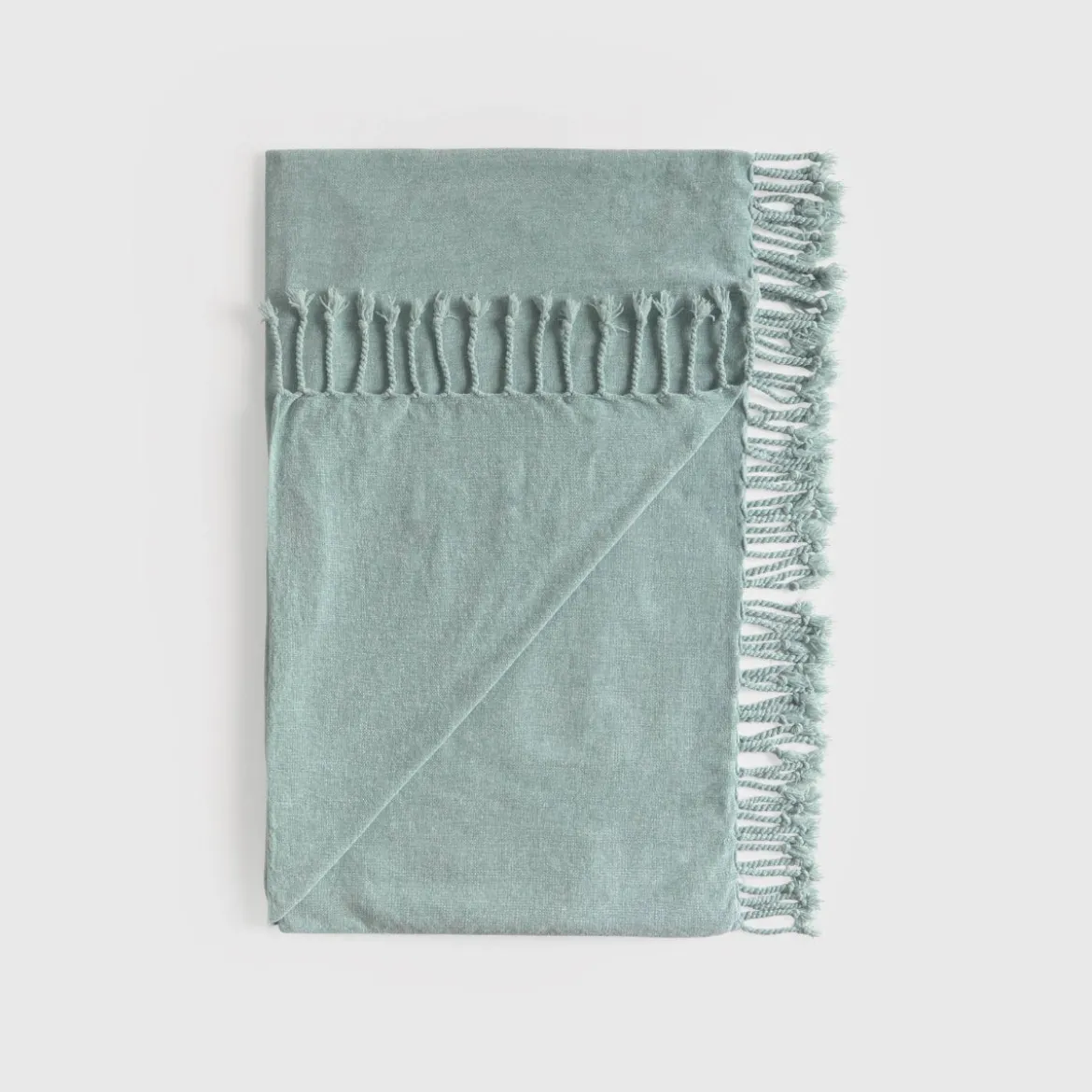 Plaid de chenilla con flecos Chenpli