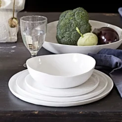 Plato de porcelana Biancap