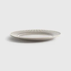 Plato llano 27cm diseño acanalado Pleatg
