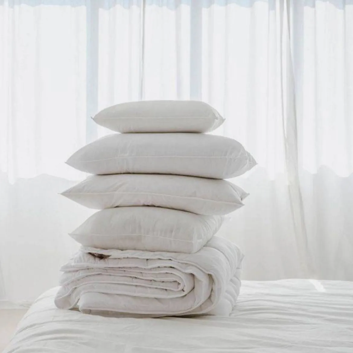 Relleno de almohada antiácaros transpirable Anreal 1