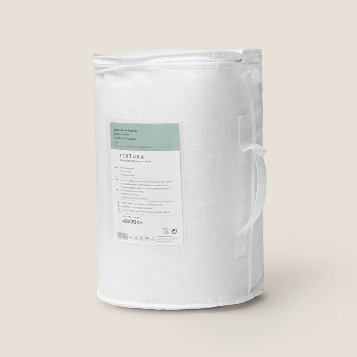 Relleno de almohada fibra de bambú transpirable Bambu