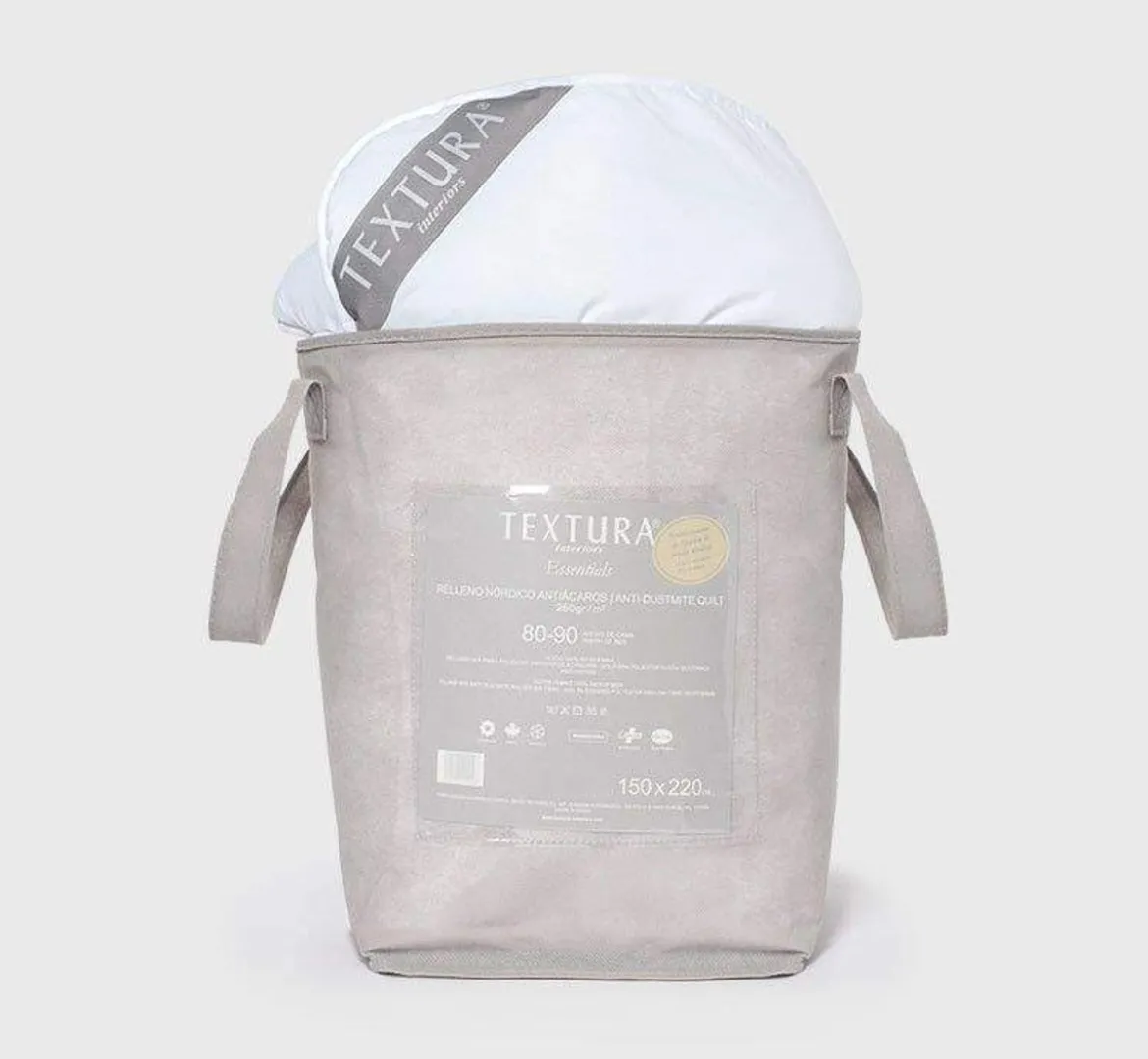 Relleno para saco nórdico de fibra antiácaros 250 g Anreno