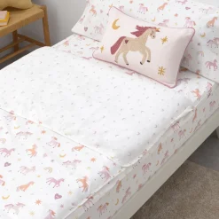 Saco nórdico algodón percal 180 hilos unicornios Unela