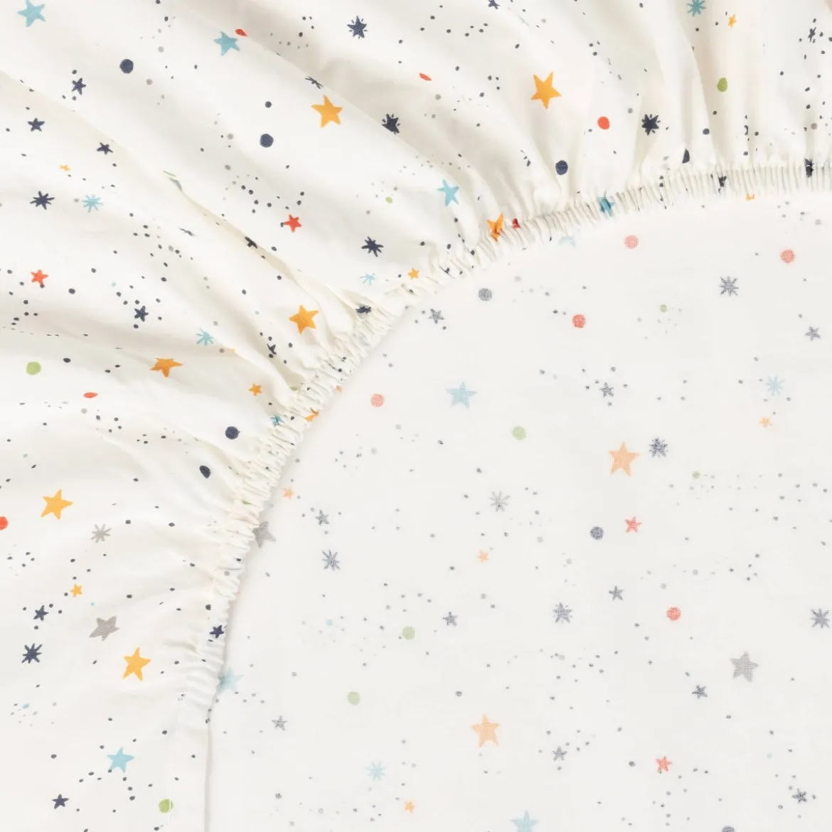 Sábana bajera ajustable estrellas Starti