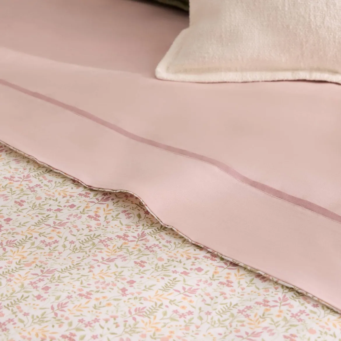 Sábana encimera algodón 180 hilos estampado floral Lalapat