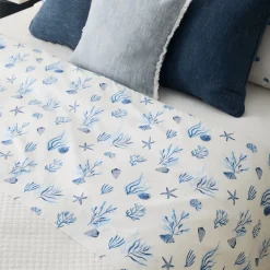 Sábana encimera algodón percal 180 hilos estampado marino Medmar