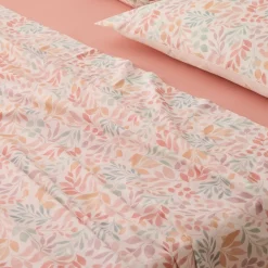 Sábana encimera algodón percal 180 hilos floral Folio