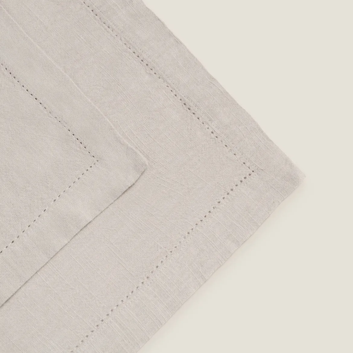 Set de 2 servilletas de algodón con vainica Claru