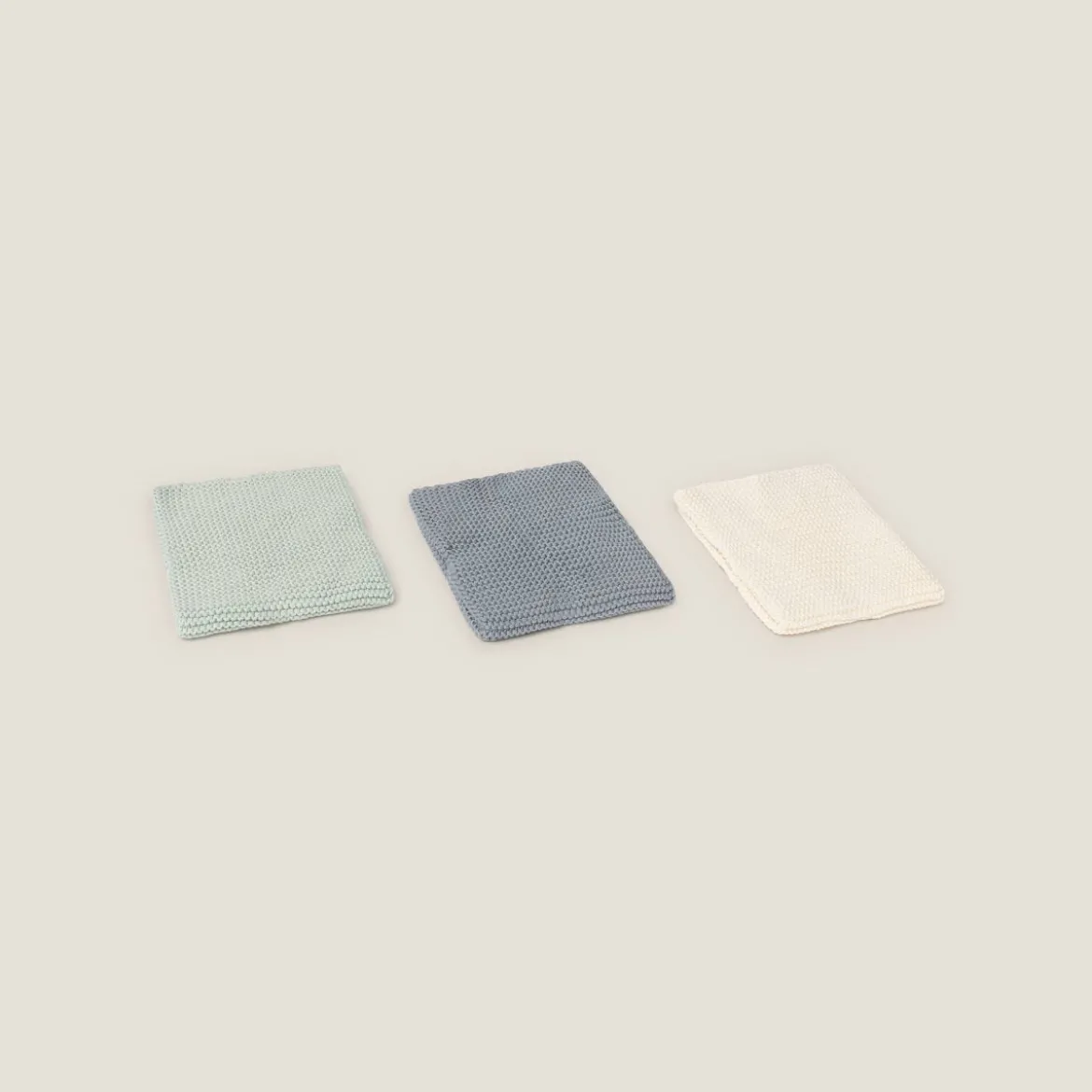 Set de 3 toallitas de algodón orgánico multiusos Carusi