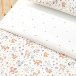 Set funda nórdica algodón percal 180 hilos bosque Busc