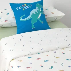 Set funda nórdica algodón percal 180 hilos dinosaurios Duno