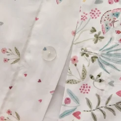 Set funda nórdica algodón percal 180 hilos floral Sibel