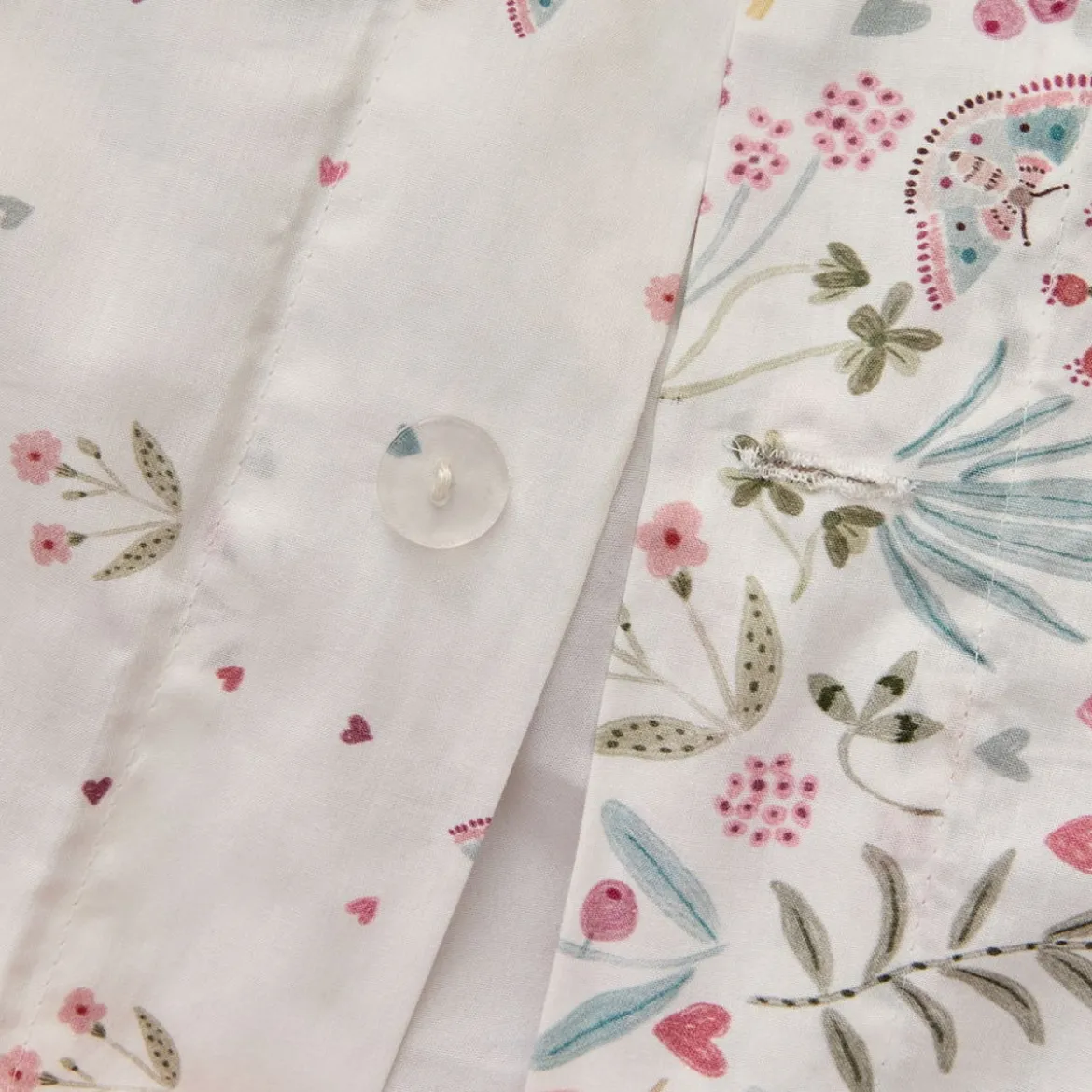 Set funda nórdica algodón percal 180 hilos floral Sibel