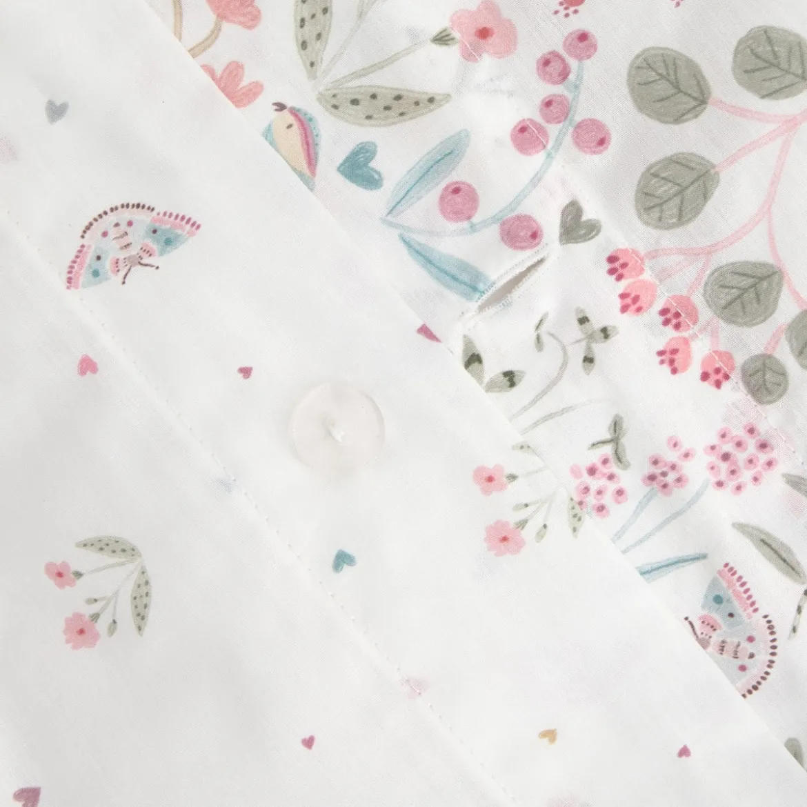 Set funda nórdica algodón percal 180 hilos floral Sibel