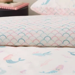 Set funda nórdica algodón percal 180 hilos sirenas Mermaid
