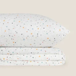 Set sábana algodón percal 180 hilos estrellas Starti
