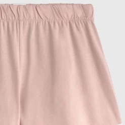 Short de punto de algodón con ribete Vega