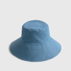 Sombrero bucket reversible de ala ancha Vaika