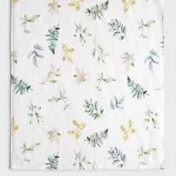 Toalla de baño algodón estampado hojas Foloto