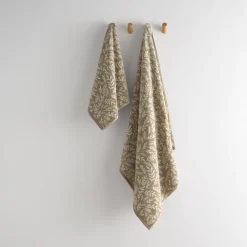 Toalla de baño algodón jacquard floral Homle
