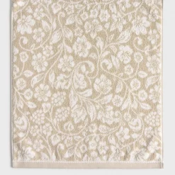 Toalla de baño algodón jacquard floral Medflo