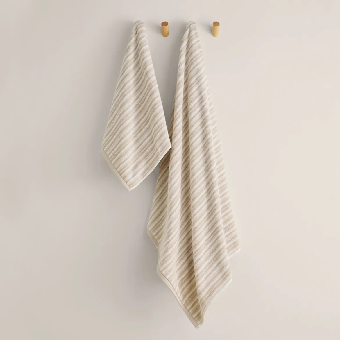 Toalla de baño algodón jacquard rayas Ramed