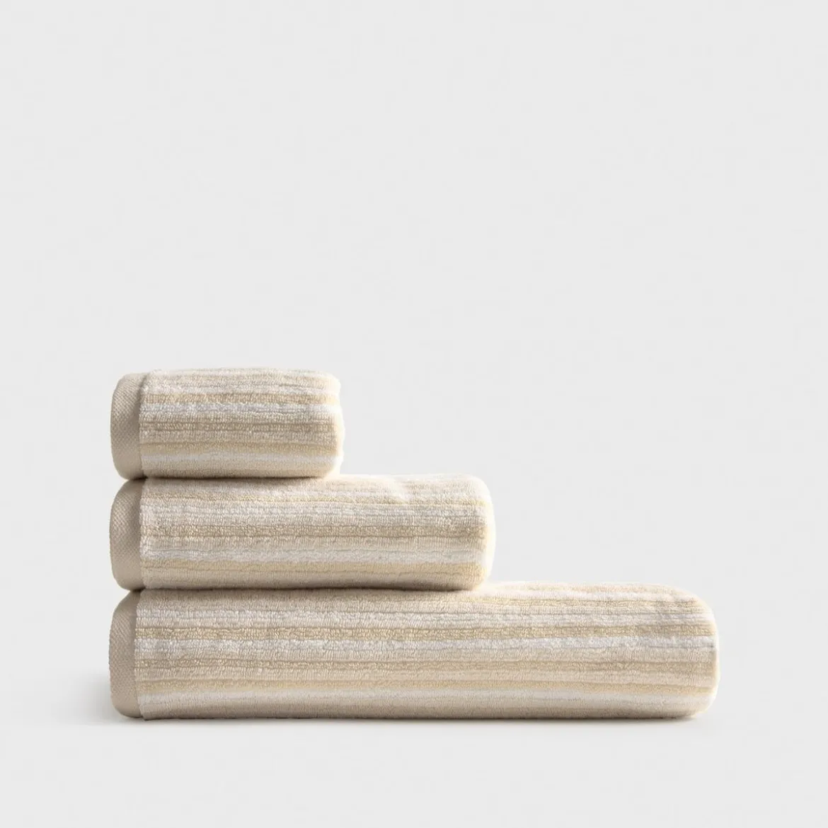 Toalla de baño algodón jacquard rayas Ramed