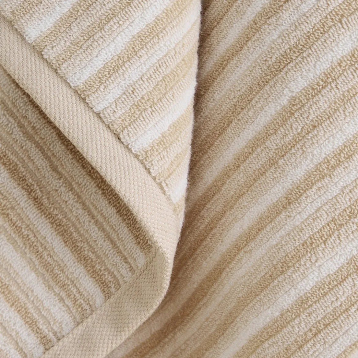 Toalla de baño algodón jacquard rayas Ramed