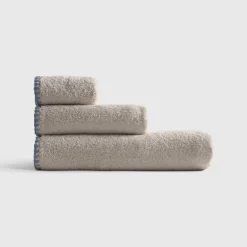 Toalla de baño algodón pespunte decorativo Unimax