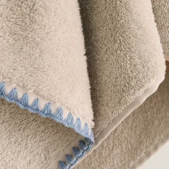 Toalla de baño algodón pespunte decorativo Unimax