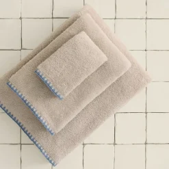 Toalla de baño algodón pespunte decorativo Unimax
