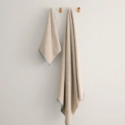 Toalla de baño algodón pespunte decorativo Unimax